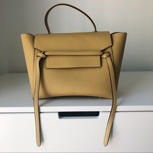 Céline mini belt bag in grained calfskin